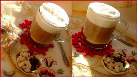 Кофе с шоколадом, гвоздикой и кардамоном