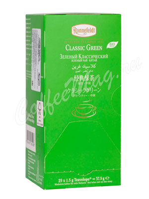 Чай Ronnefeldt Classic Green BIO / Классический Зеленый в пакетиках 25 шт.х 1,5гр Чай Ronnefeldt Classic Green BIO / Классический Зеленый в пакетиках 25 шт.х 1,5гр
