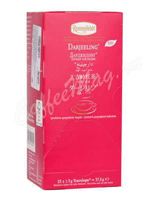 Чай Ronnefeldt Darjeeling BIO / Дарджилинг в пакетиках 25 шт.х 1,5 гр Чай Ronnefeldt Darjeeling BIO / Дарджилинг в пакетиках 25 шт.х 1,5 гр