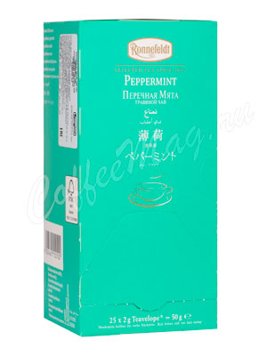 Чай Ronnefeldt Peppermint / Перечная мята в пакетиках 25 шт. х 1,5 гр Чай Ronnefeldt Peppermint / Перечная мята в пакетиках 25 шт. х 1,5 гр