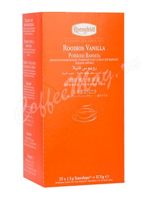 Чай Ronnefeldt Rooibos Vanille / Ройбош Ваниль в пакетиках 25 шт.х 1,5 гр Чай Ronnefeldt Rooibos Vanille / Ройбош Ваниль в пакетиках 25 шт.х 1,5 гр