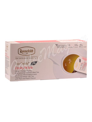 Чай Ronnefeldt Fruity White Bio/Белый чай с фруктами в сашете на чайник (Tea Caddy) Чай Ronnefeldt Fruity White Bio/Белый чай с фруктами в сашете на чайник (Tea Caddy)
