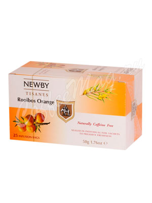Чай пакетированный Newby Ройбуш и апельсин 25 шт Чай пакетированный Newby Ройбуш и апельсин 25 шт