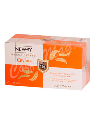Чай пакетированный Newby Цейлон 25 шт Чай пакетированный Newby Цейлон 25 шт