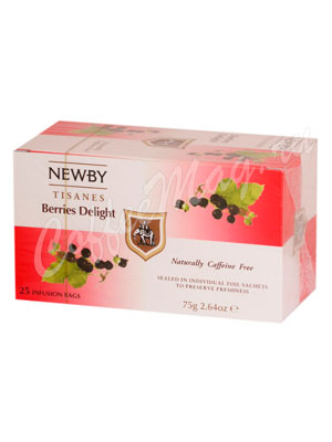 Чай пакетированный Newby Ягодное наслаждение 25 шт Чай пакетированный Newby Ягодное наслаждение 25 шт