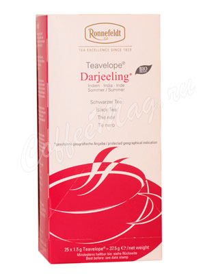 Чай Ronnefeldt Darjeeling BIO / Дарджилинг в пакетиках 25 шт.х 1,5 гр Чай Ronnefeldt Darjeeling BIO / Дарджилинг в пакетиках 25 шт.х 1,5 гр