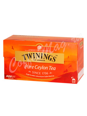 Чай Twinings Pure Ceylon Tea Цейлон 25 пак