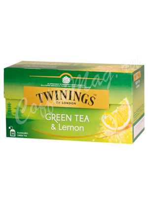 Чай Twinings Green Tea Lemon Зеленый с лимоном 25 пак