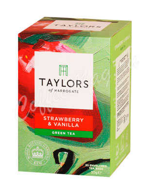 Чай пакетированный Taylors of Harrogate Strawberry Vanilla / С клубникой и ванилью 20 шт Чай пакетированный Taylors of Harrogate Strawberry Vanilla / С клубникой и ванилью 20 шт
