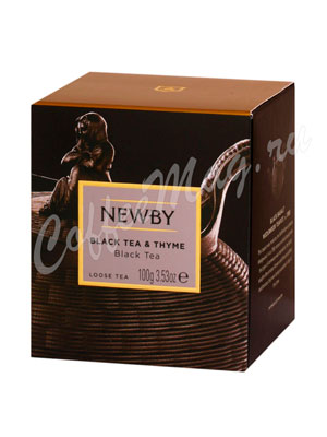 Чай Newby Черный чай с чабрецом 100 г листовой