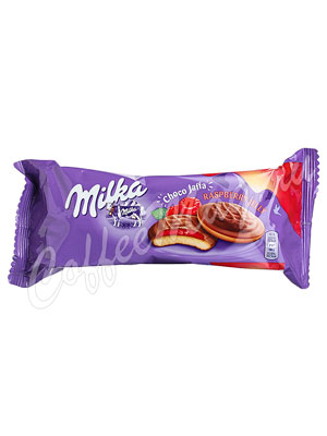 Бисквитное печенье Milka Choco Jaffa Raspberry 147г