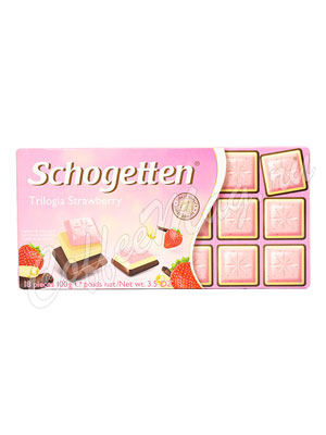 Шоколад Schogetten Trilogia Strawberry 100 г