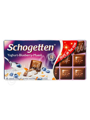 Schogetten Yogurt-Blueberry-Muesli Шоколад, плитка 100г