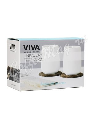 VIVA NICOLA Чайный стакан (комплект 2шт) 0,17 л (V35702) Белый