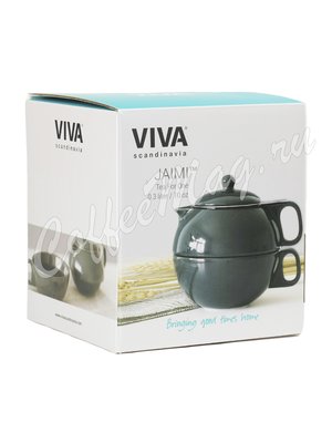 VIVA JAIMI Чайный набор на одну персону 0.3 л (V79939) Темно-зеленый