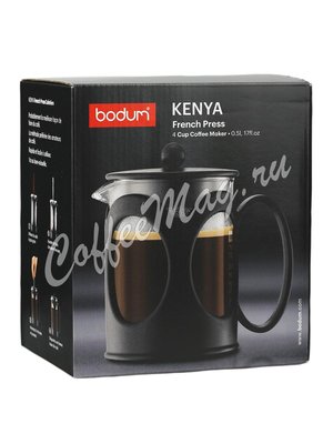 Кофейник с прессом Bodum Kenya черный 500 мл (10683-01)