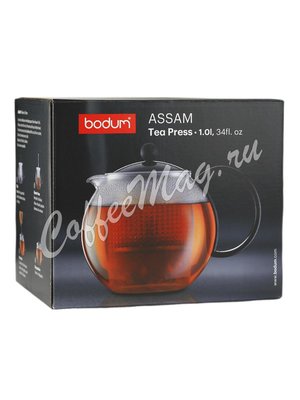 Чайник стеклянный с прессом Bodum Assam 1л (1844-913)