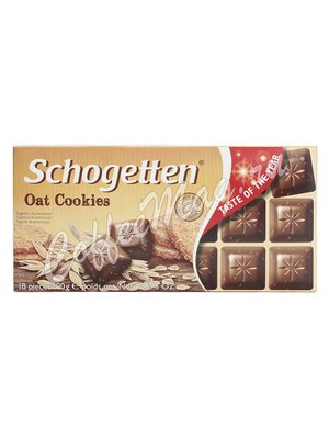 Schogetten Oat Cookies Шоколад с овсяным печеньем, плитка 100г