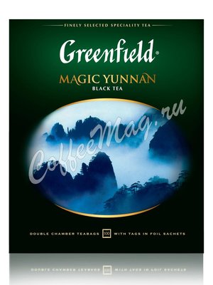 Чай Greenfield Magic Yunnan черный 100 пак