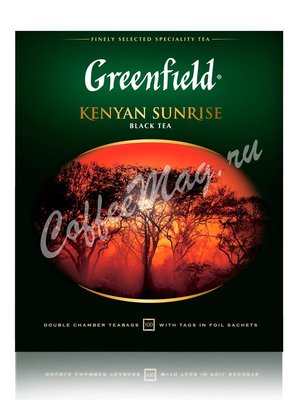 Чай Greenfield Kenyan Sunrise черный 100 пак