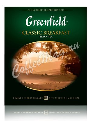 Чай Greenfield Classic Breakfast черный 100 пак