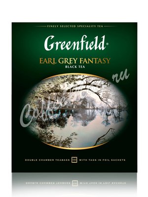 Чай Greenfield Earl Grey Fantasy черный 100 пак. 1.5 г