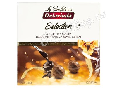 Delaviuda Шоколадные конфеты ассорти 200г