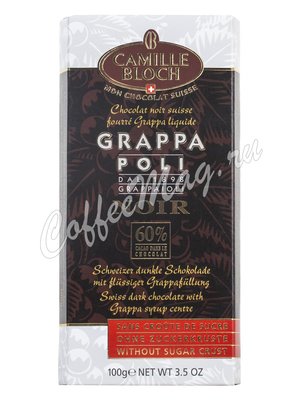 Camille Bloch Горький шоколад с граппой, плитка 100г