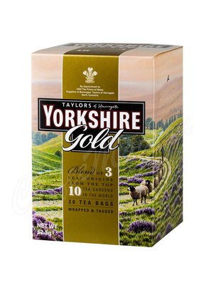 Чай Taylors Yorkshire Gold Золото Йоркшира черный 20 пак