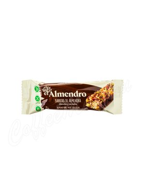 El Almendro Ореховый батончик из миндаля и фундука с молочным шоколадом 100г