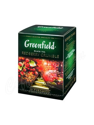 Чай Greenfield Redberry Crumble черный в пирамидках 20 шт.