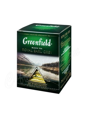 Чай Greenfield Royal Earl Grey черный в пирамидках 20 шт.