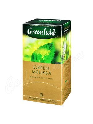 Чай Greenfield Green Melissa зеленый 25 пак