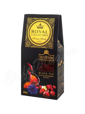 Чай Riston Wild Strawberry черный ароматизированный 100 г