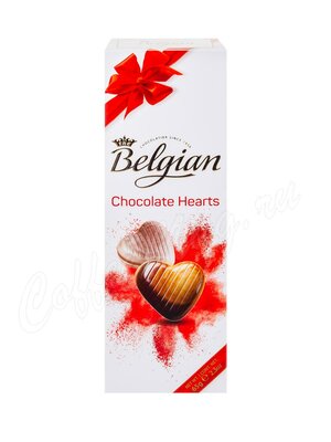 Belgian Шоколадные конфеты Сердечки 65г