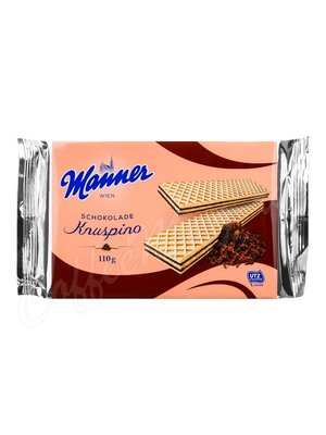 Manner Knuspino Вафли с шоколадным кремом 110г