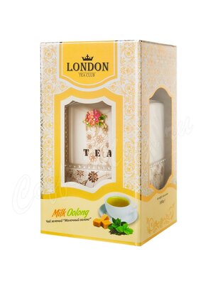 Чай London Tea Club Молочный улун 100 г в фарфоровой чайнице