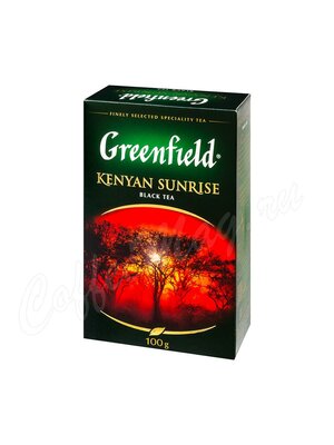 Чай Greenfield Kenyan Sunrise черный 100 г