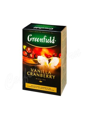 Чай Greenfield Vanilla Cranberry черный 100 г