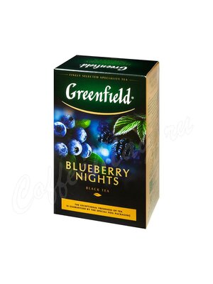 Чай Greenfield Blueberry Nights черный 100 г