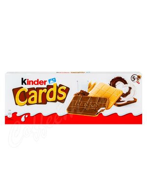 Kinder Cards Пирожное с нежной начинкой 5шт х 25,6г