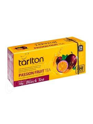 Чай Tarlton Плод страсти Чёрный 25 пак