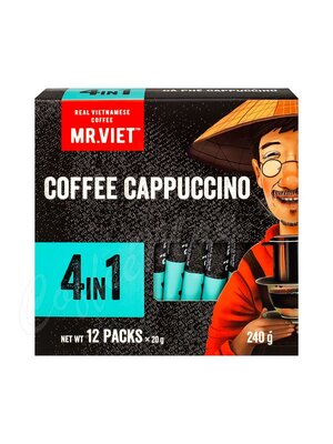 Растворимый кофе Mr Viet Капучино в стиках 4 в1 (240 г) SA-316