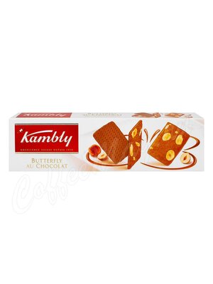 Kambly Butterfly Au Chocolat Печенье с шоколадом 100г
