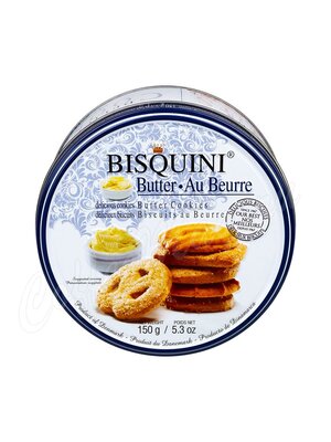 Bisquini Butter Печенье датское сливочное 150г