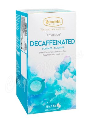 Чай Ronnefeldt Decaffeinated / Декофеинизированный чёрный чай 25 пак