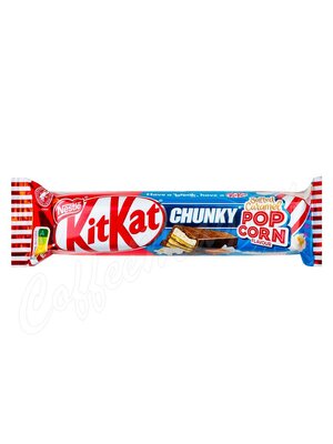 Шоколадный батончик KitKat Chunky Popcorn 42г