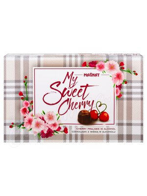 Magnat My Sweet Cherry Набор конфет пралине из темного шоколада с вишнёвым ликером 145г