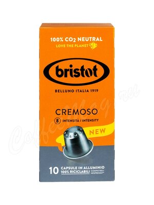 Кофе Bristot в капсулах Cremoso 10 шт
