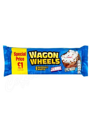 Бисквитное Печенье с джемом Wagon Wheels 228г